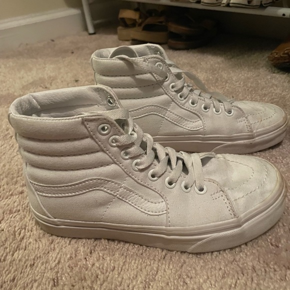 Vans Shoes - White High Top Vans